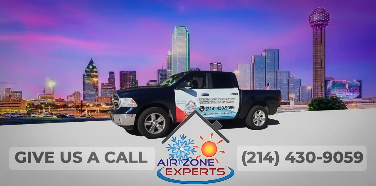 Air Zone Experts work truck dispatched to a customer's HVAC emergency.