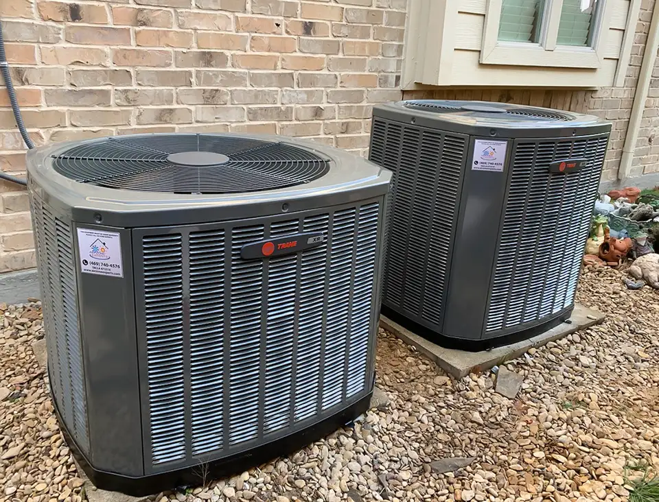 New complete system install of Trane cooling equipment.